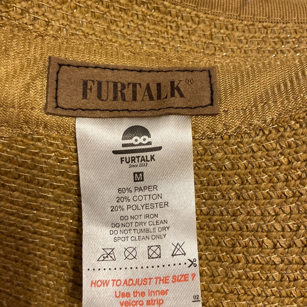 Furtalk Hat excellent condition size M - Picture 4 of 8